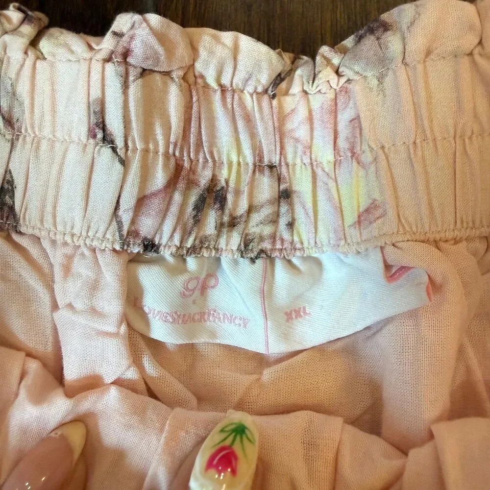 Gap X Loveshackfancy Flutter Top and Ruffle Skirt Matching Set Girls size XXL